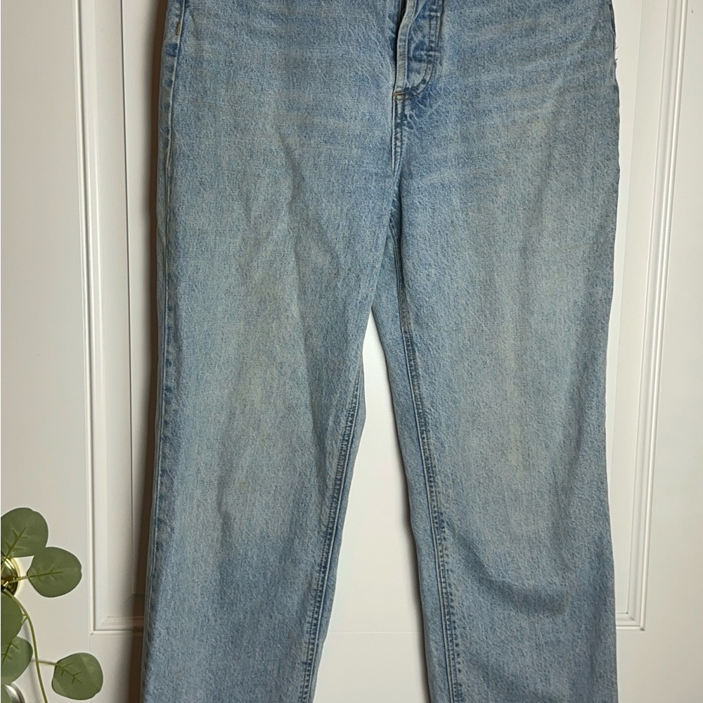 Denim forum Blue Straight Denim Jeans Relaxed Fit